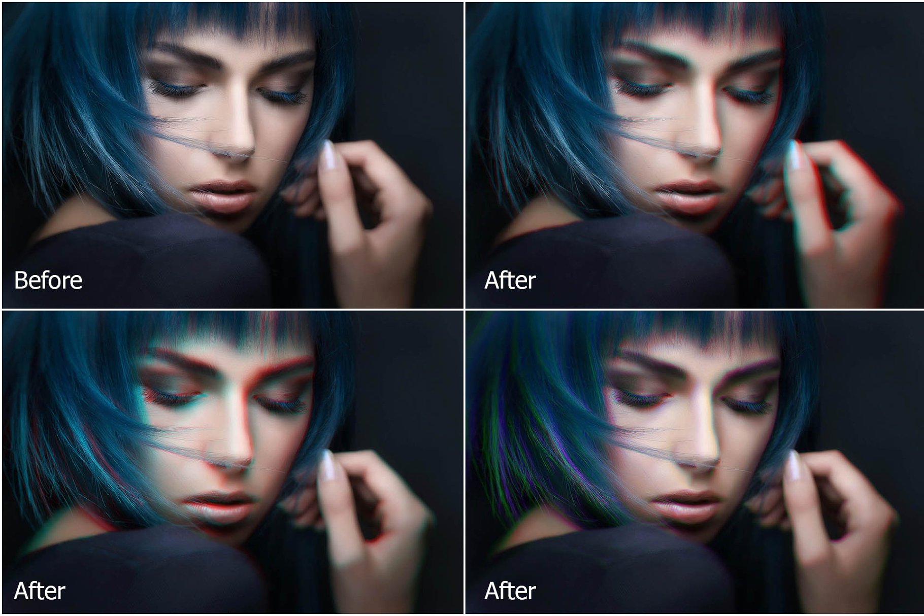 54款人像照片3D特效PS动作 3D Actions插图(3)