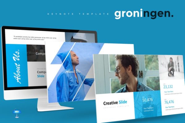 初创企业路演宣传Keynote幻灯片模板 Groningen – Keynote Template