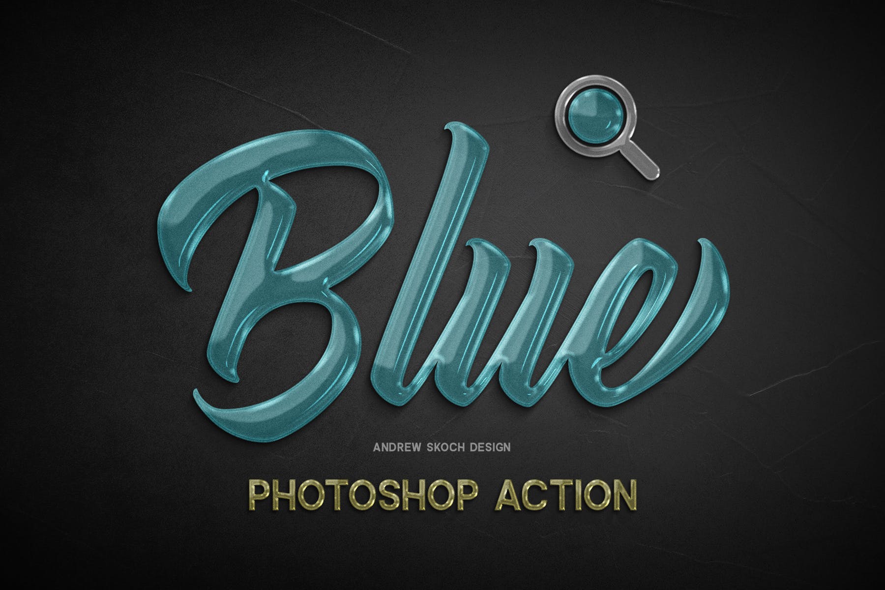 一键生成创意玻璃文字素材库精选PS动作 Glass Photoshop Action插图(7)