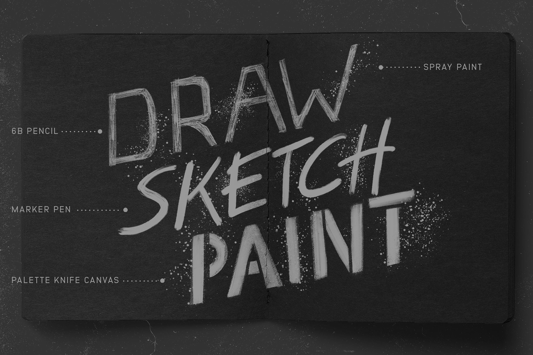 素描/水彩/油画Procreate专用笔刷 Procreate Brushes Starter Kit插图(2)