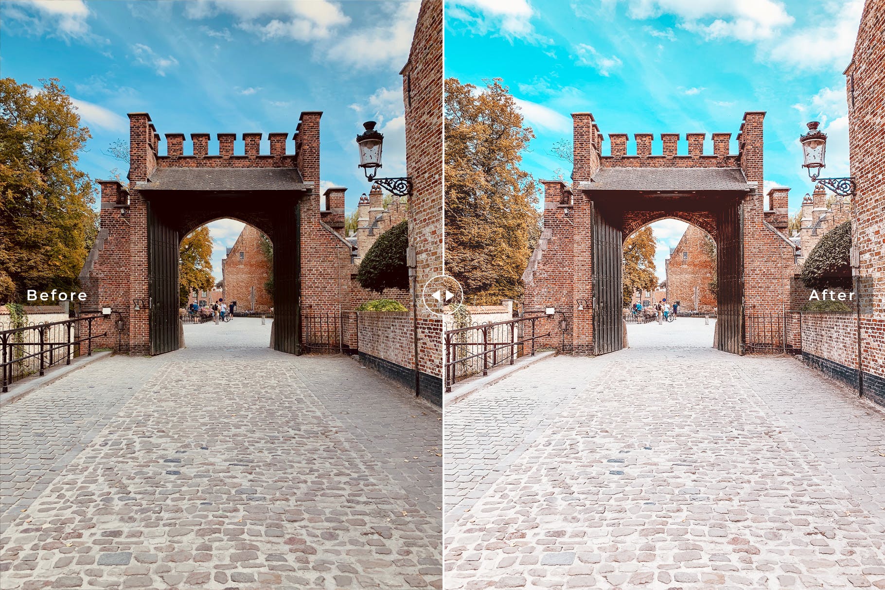 国外旅拍摄影调色效果优化LR预设 Bruges Mobile & Desktop Lightroom Presets插图(5)