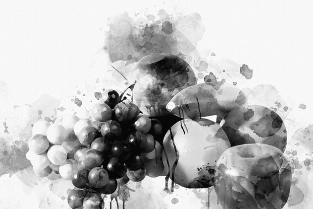 中国水墨风效果一键生成PS动作 Ink Art Photoshop Action插图(8)