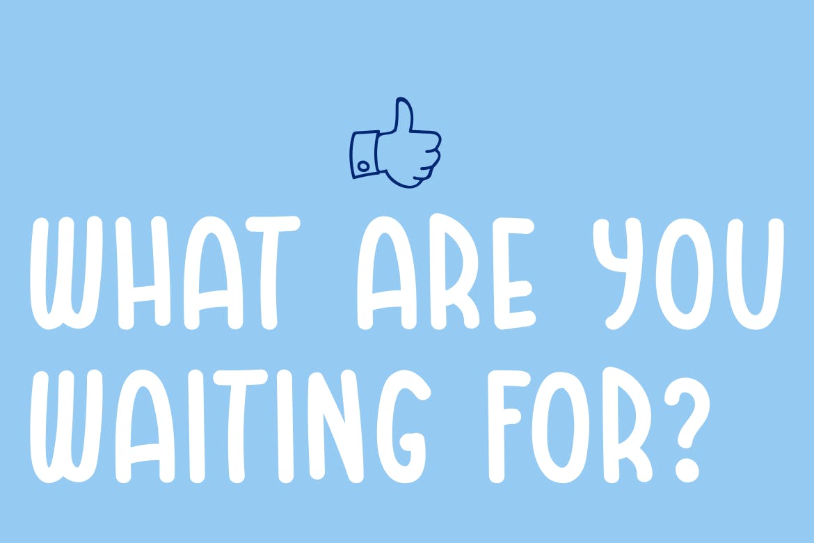 童趣可爱风格无衬线英文字体下载 Let’s Play – Fun Font插图(5)