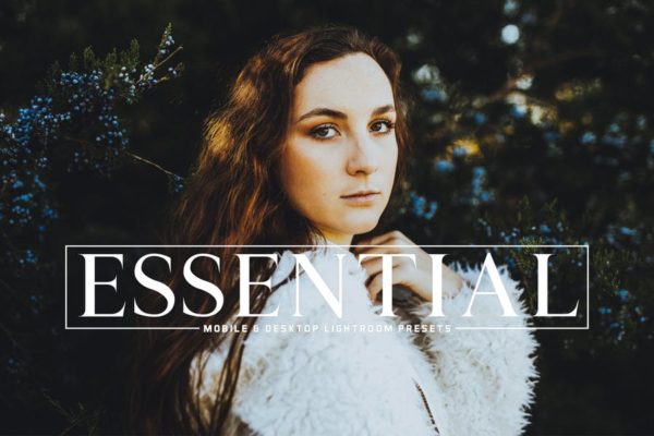 艺术照片调色滤镜素材库精选LR预设 Essential Mobile &amp; Desktop Lightroom Presets