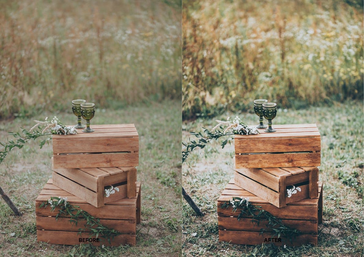 乡村婚纱婚礼照片调色Lightroom预设 The Rustic Wedding Lightroom Preset Collection插图(7)