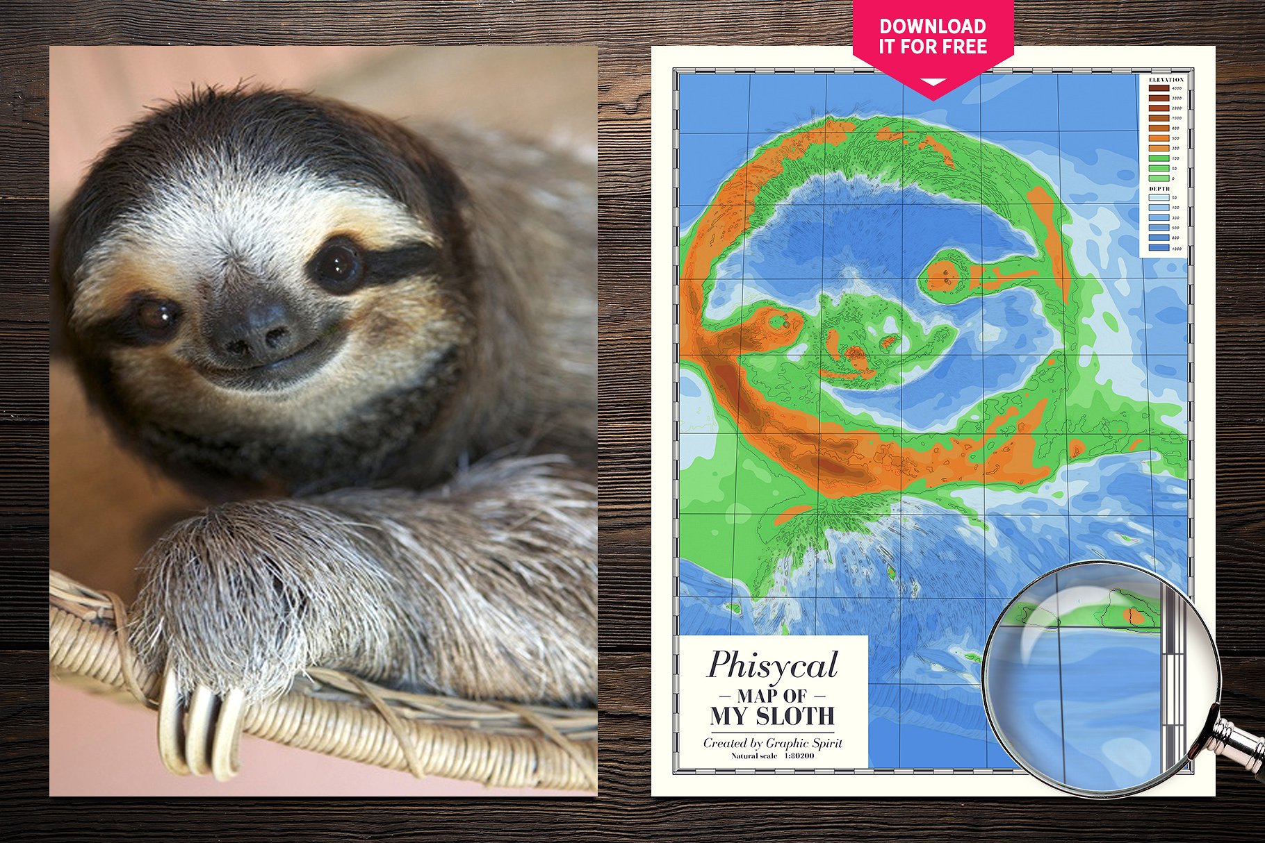 一键转换照片为创意手绘地图 IMAGE TO PHYSICAL MAP Converter插图(5)