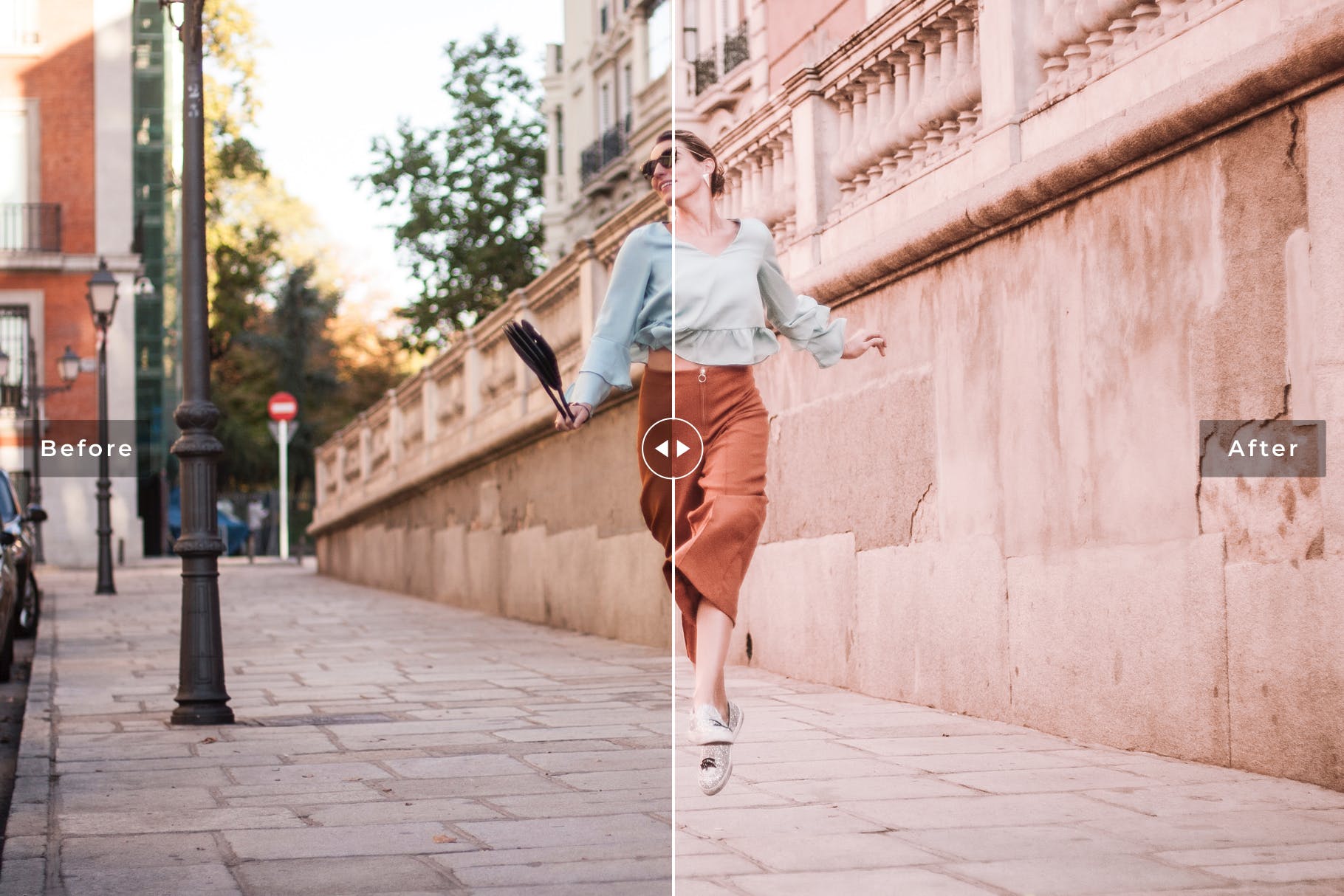 街拍时装摄影必备的调色滤镜素材库精选LR预设 Madrid Mobile & Desktop Lightroom Presets插图(5)