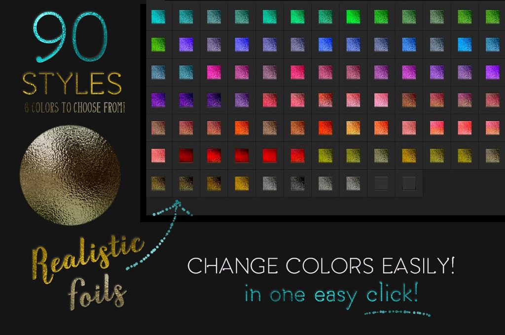 90款箔铝压纹PS样式打包下载[ASL,JPG]插图(1)