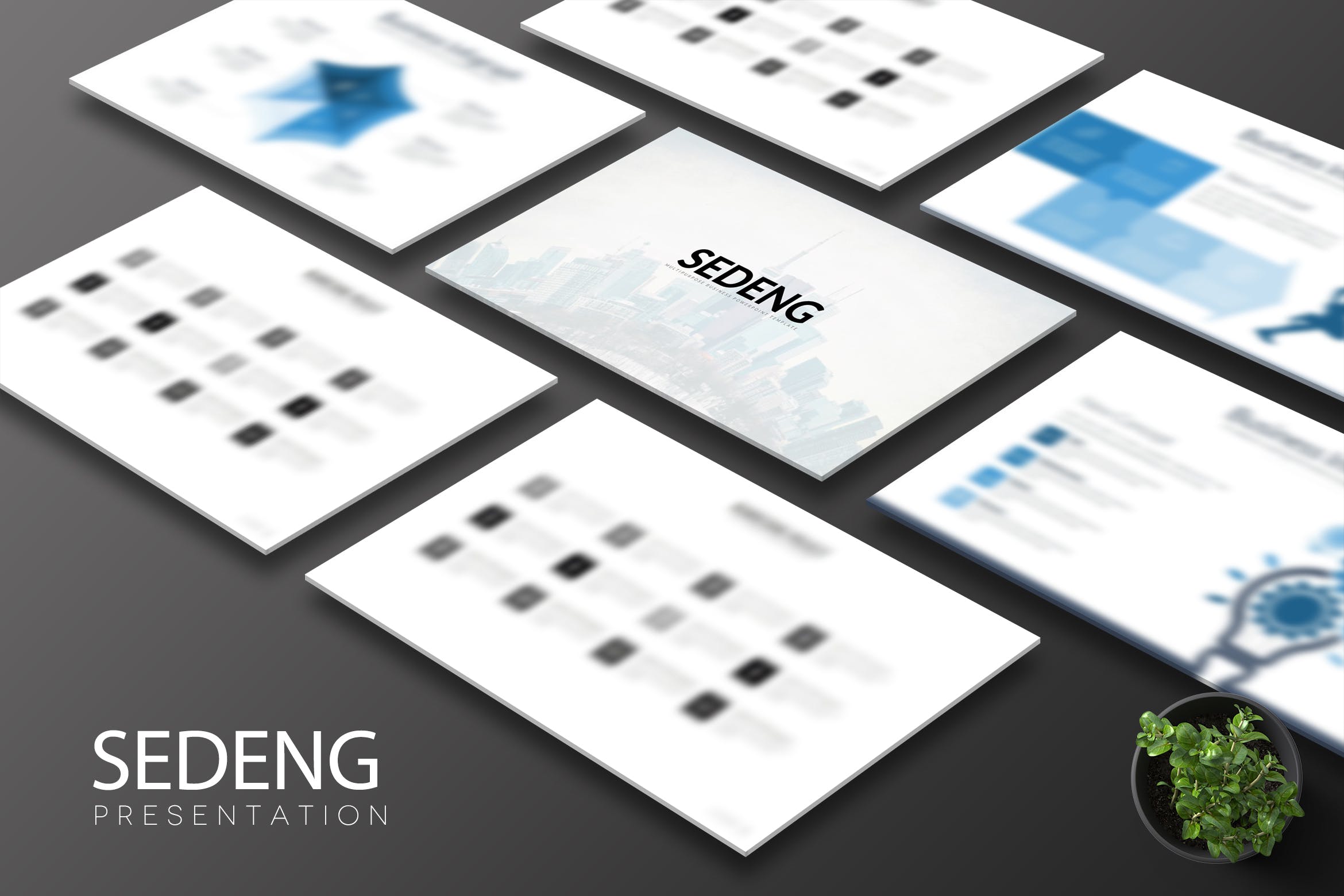 色彩丰富多用途企业Keynote演示文稿设计模板 Sedeng – Keynote Template插图