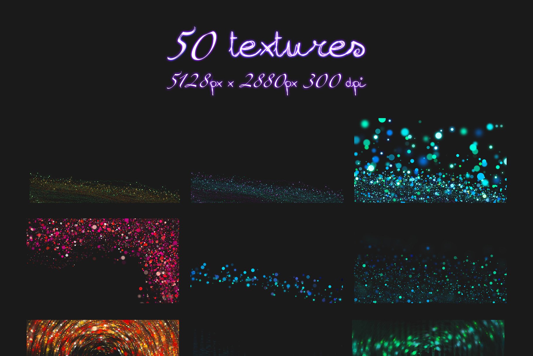 粒子光线背景PS笔刷 Lights & Particles – Photoshop Pack插图(10)