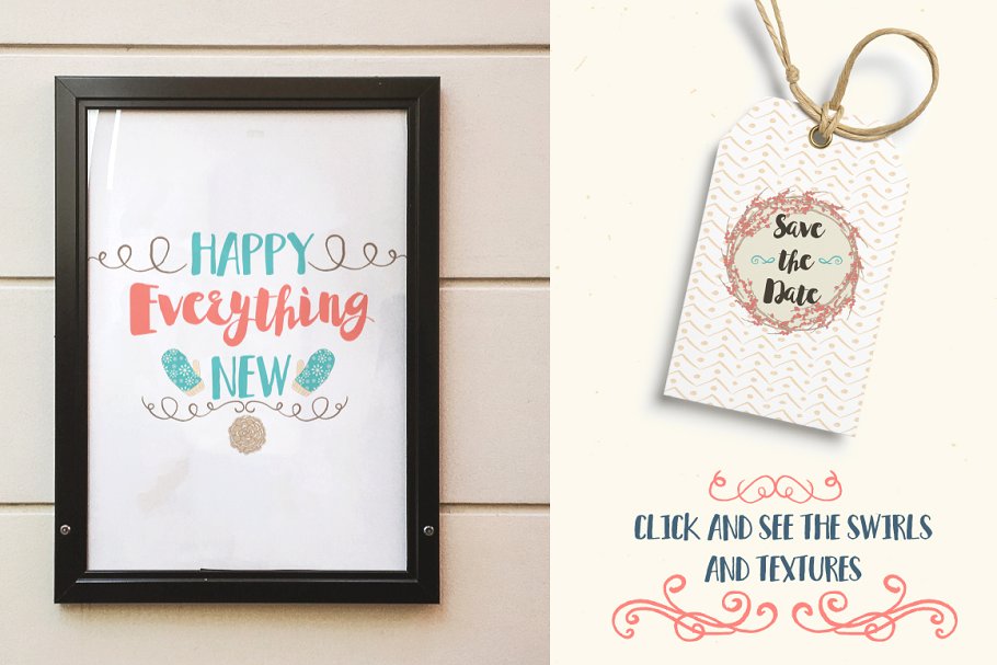 手写英文字体 Winter Tales – cozy font trio插图(7)