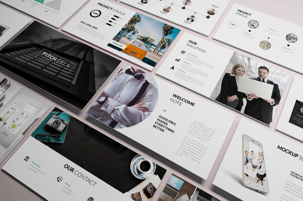 一套现代简约的企业PPT模版下载[pptx]插图(1)