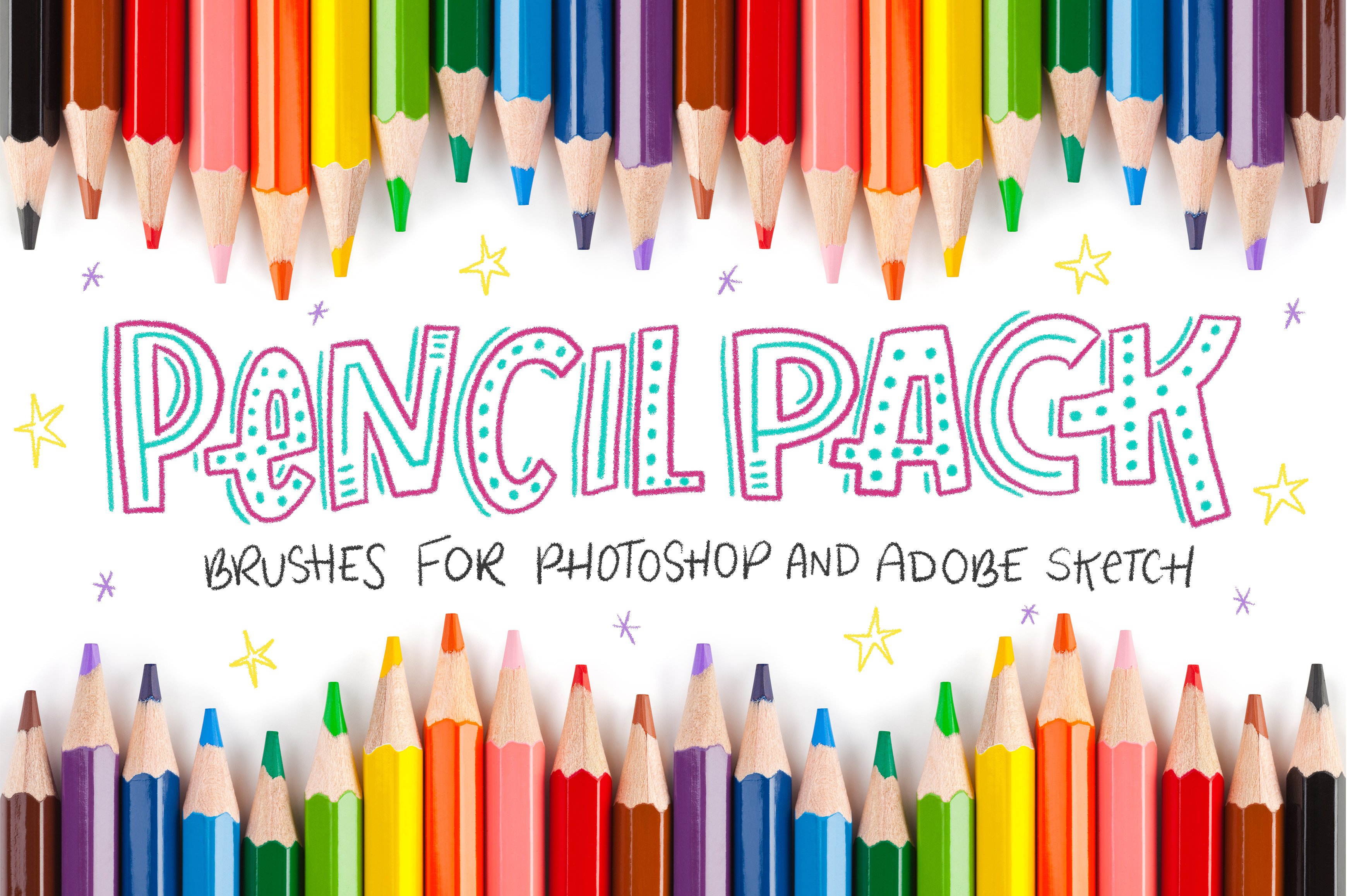 混合画笔笔画PS笔刷合集 I Want It All! PS Brush Bundle插图(5)