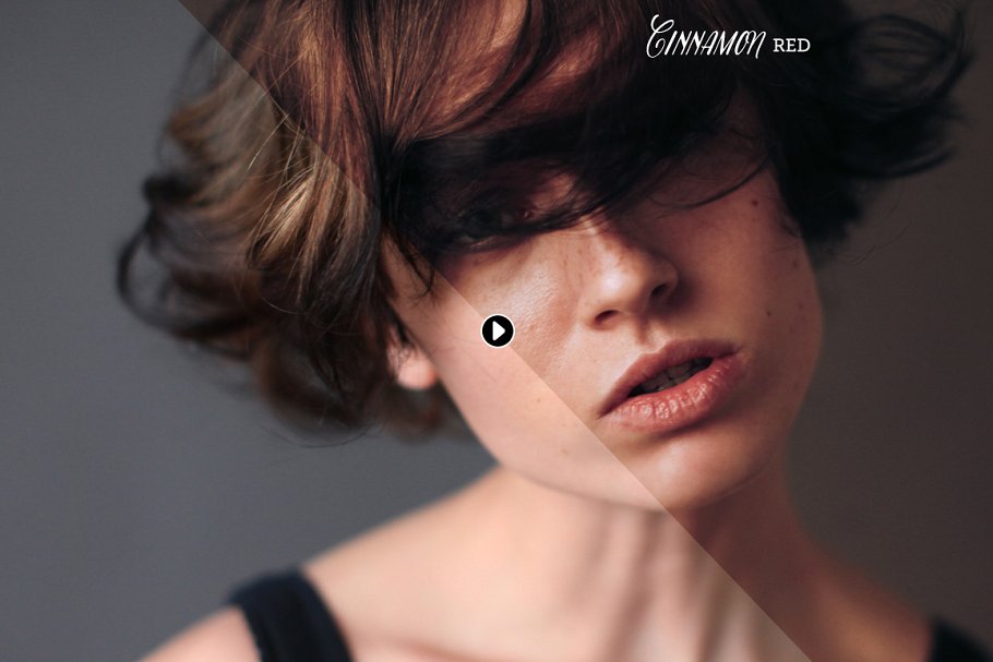 时尚大片人像照片后期处理效果PS动作 Cinnamon Portrait Photoshop Actions插图(4)