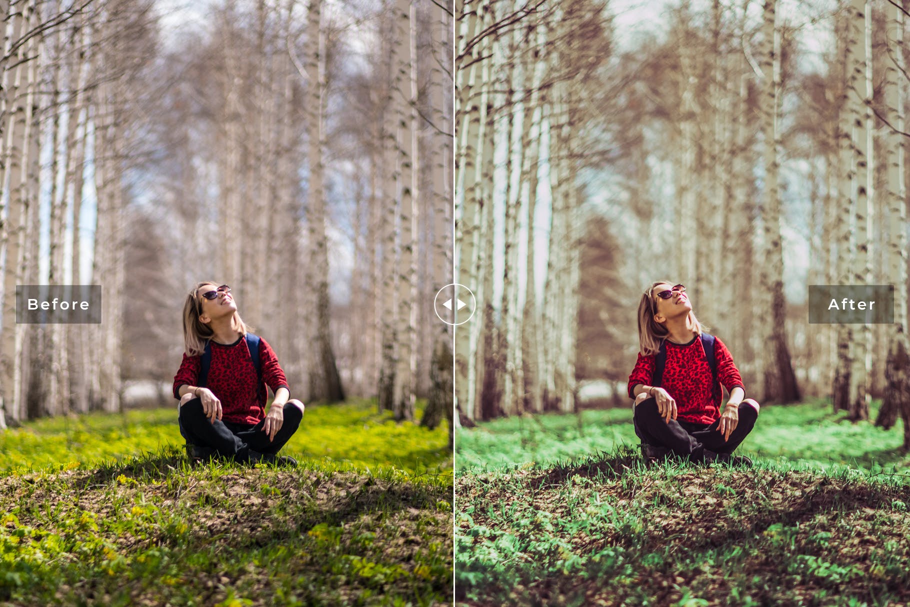 森林/树林摄影必备的LR调色预设 Woodlands Mobile & Desktop Lightroom Presets插图(5)