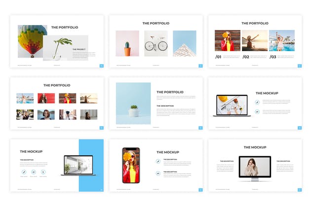 极简主义现代风格谷歌幻灯片模板 Celik Google Slides Template插图(4)