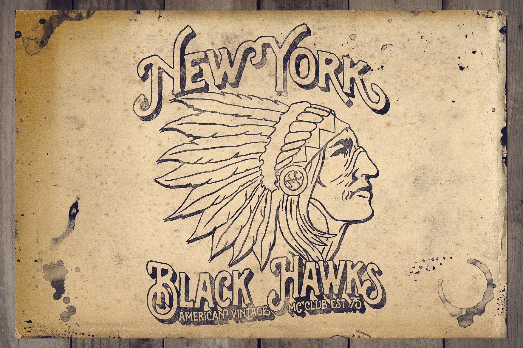 怀旧油墨效果的photoshop图层样式文件下载[PSD]插图(2)