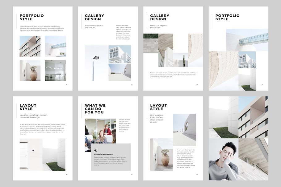 现代简单极简主义风格谷歌幻灯片模板 NORS Vertical Google Slide + GIFT插图(8)