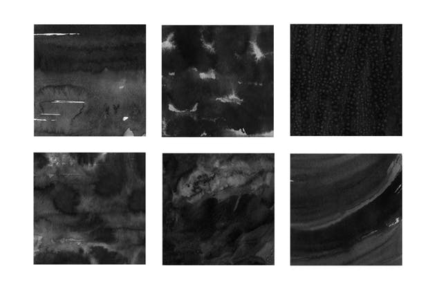 30款墨水印刷纹理肌理PS笔刷v2 30 Ink Texture Photoshop Brushes Vol. 2插图(2)