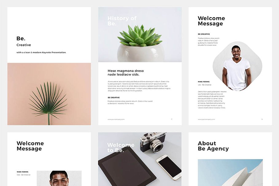 A4美国信纸规格现代简约谷歌幻灯片模板 A4 Vertical Google Slides +30 Photos插图(4)