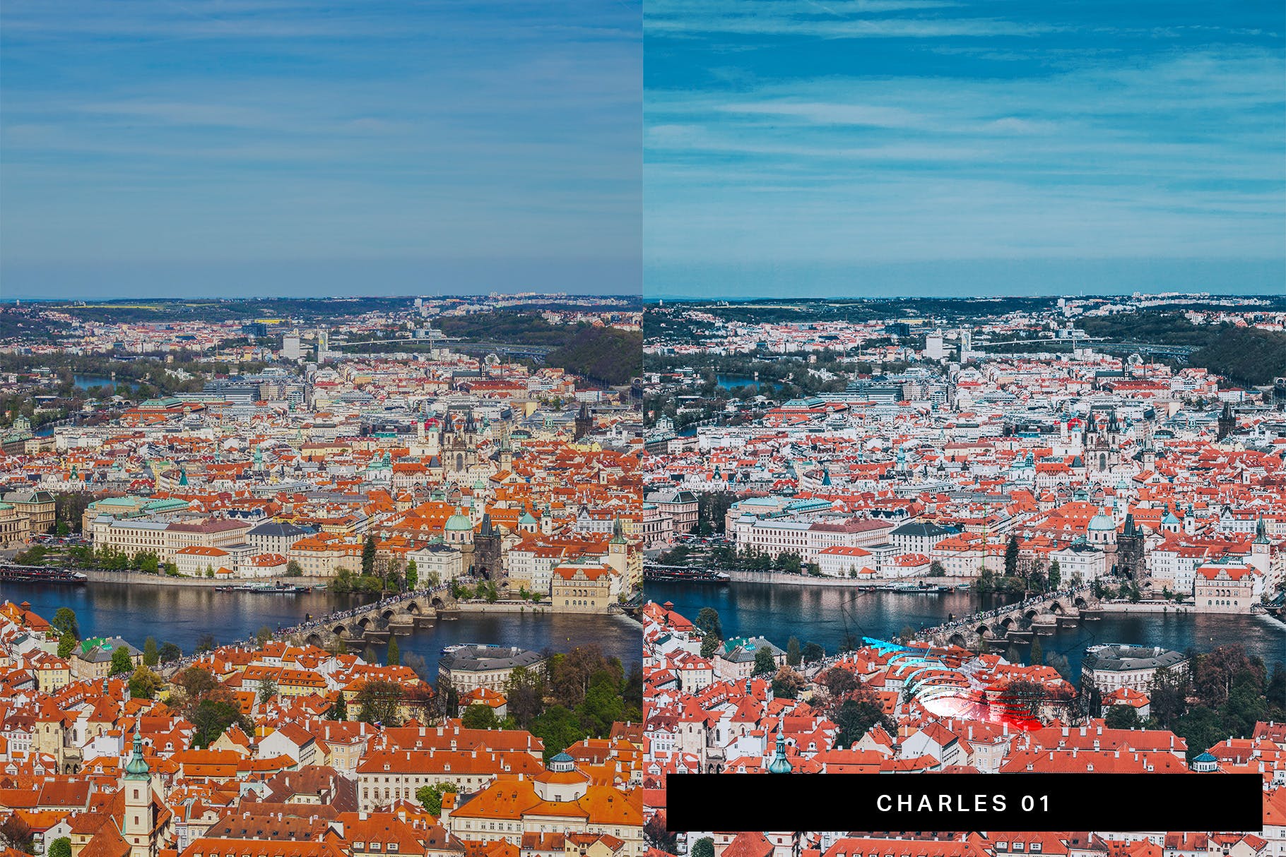 50个布拉格旅行风景摄影LR调色预设 50 Prague Lightroom Presets and LUTs插图(1)