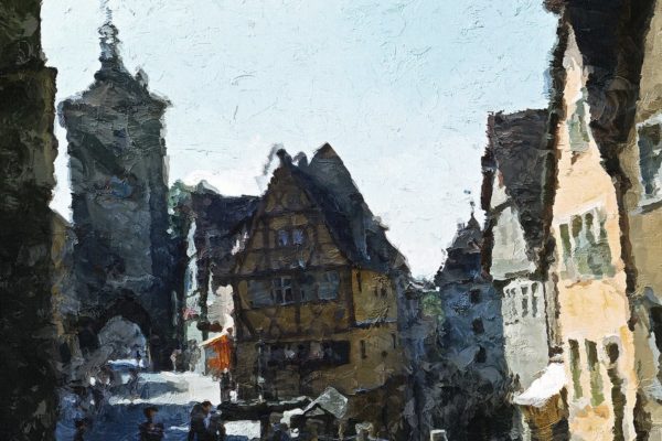 一键生成大师级逼真油画作品效果PS动作 Palette Knife Photoshop Action