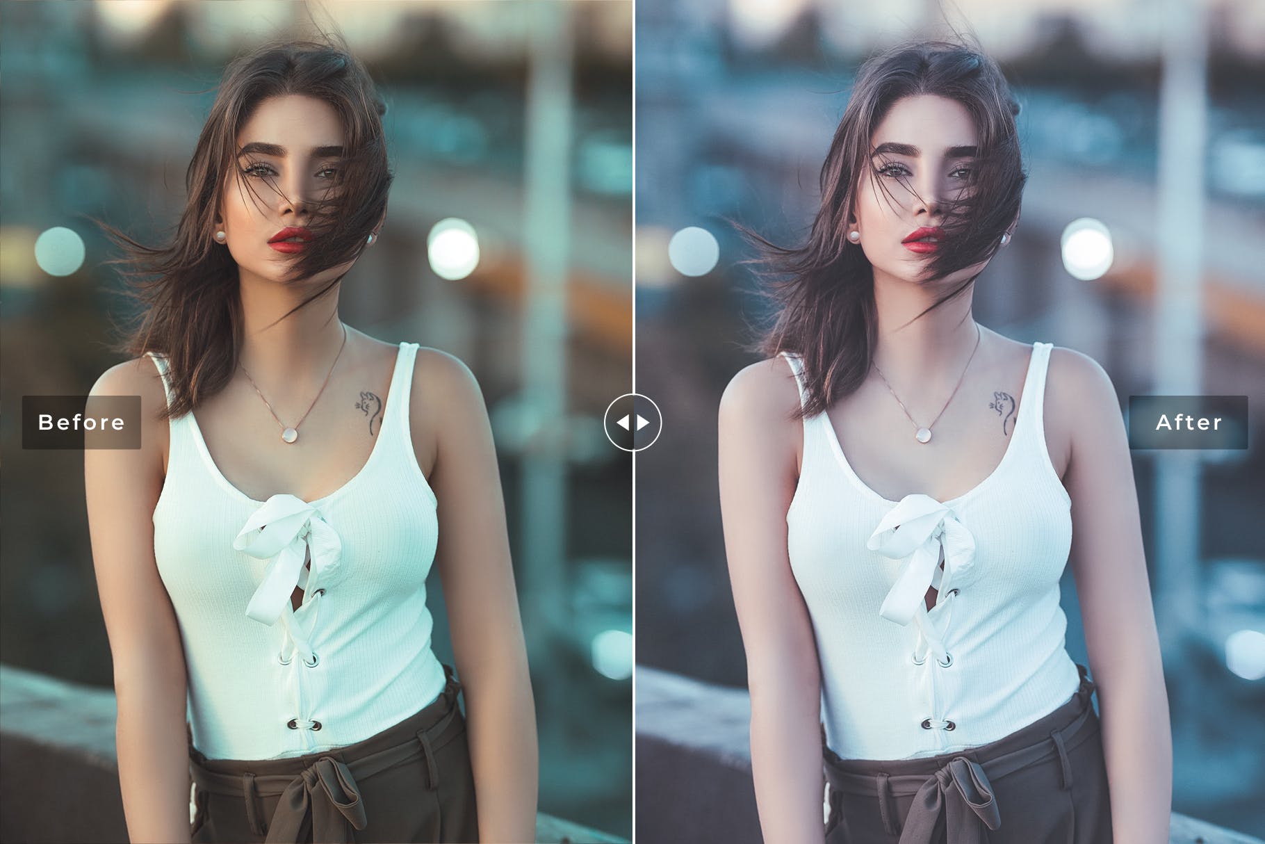 充满活力的暖色调人像摄影后期处理LR预设 Allure Mobile & Desktop Lightroom Presets插图(4)