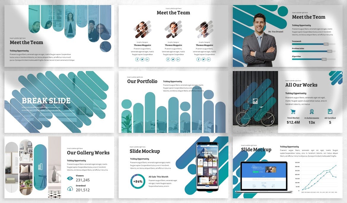 互联网科技公司业务介绍PPT幻灯片模板 Jaster – Abstract Powerpoint Template插图(2)