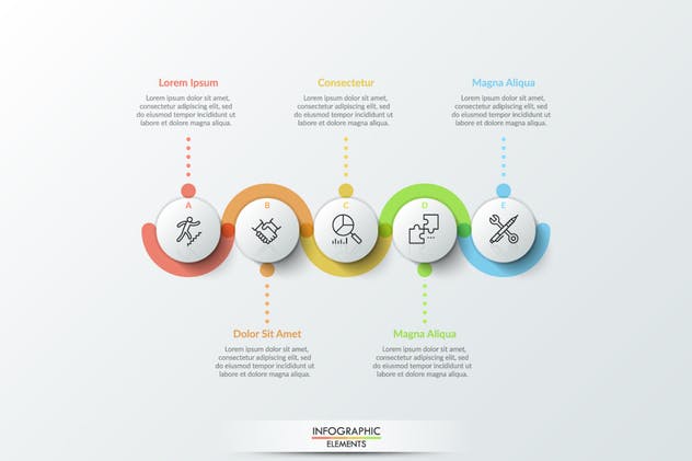 25款时间轴信息图表PPT模板素材 25 Infographic Timelines插图(2)