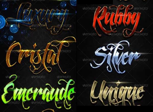 极强奢华系列photoshop图层样式下载[PSD]