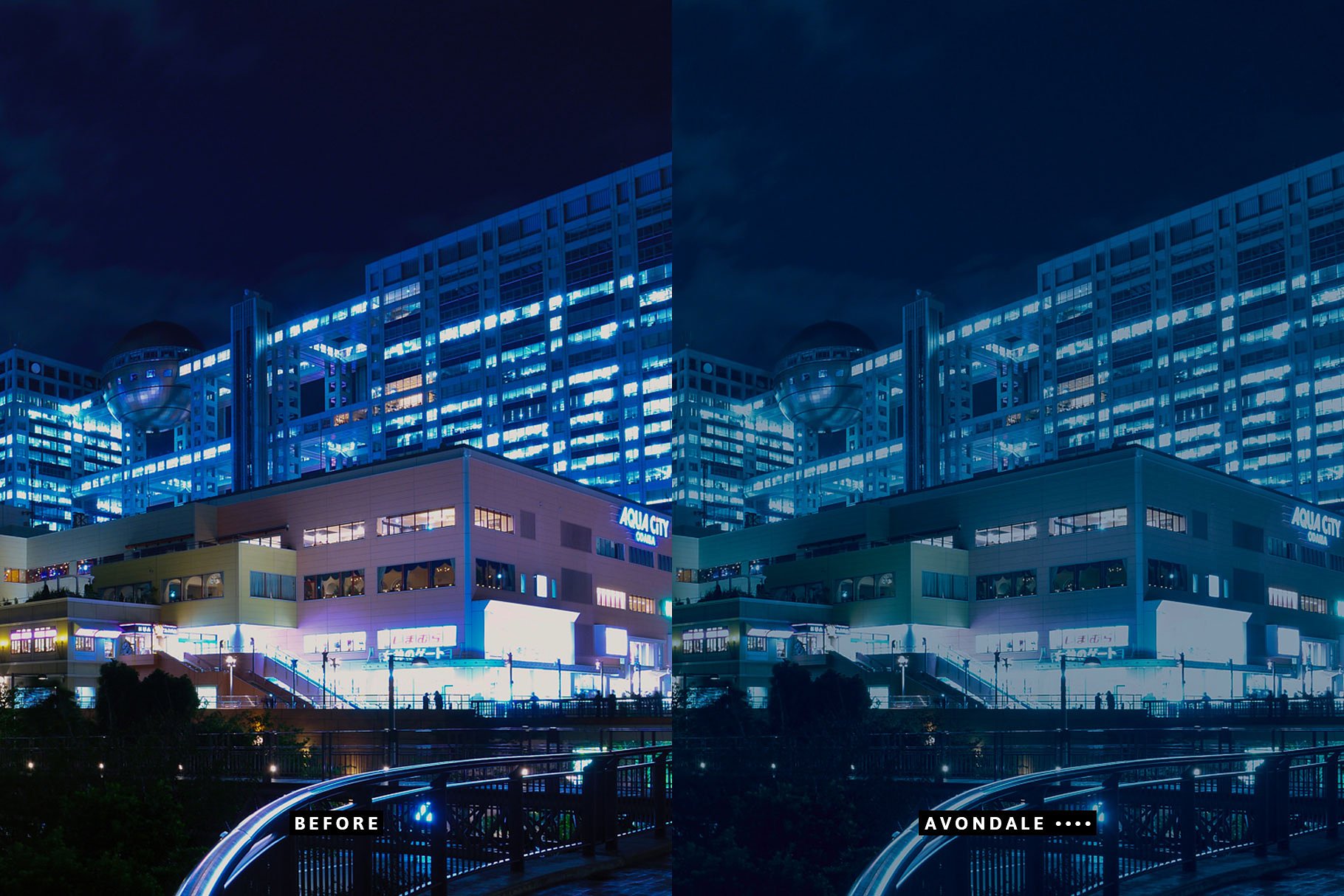 夜景照片效果处理LR预设 Midnight Lightroom Presets/Profiles插图(4)