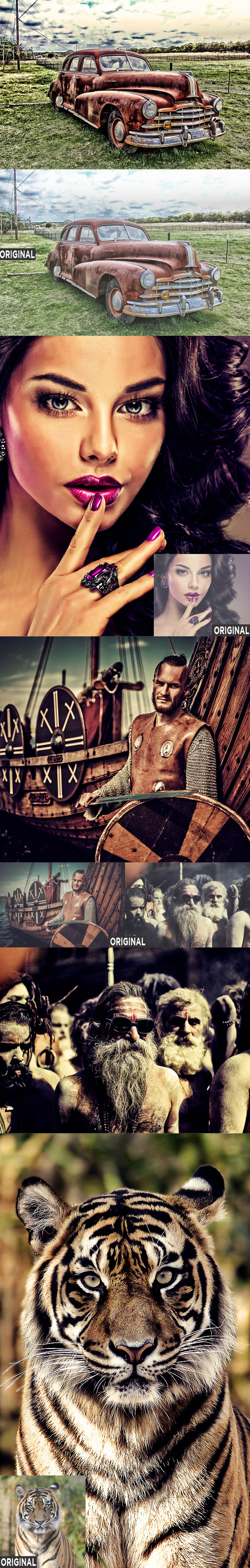 电影大片感的HDR图片处理动作下载 Cinematic HDR Photoshop Action [atn]插图(2)