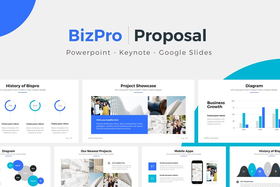 极力推荐:21合1创意产品演示 PPT&Keynote 幻灯片模板 The Bundle Presentation + 60 Photos插图(7)