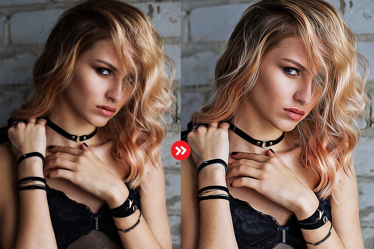 时尚专业油性艺术photoshop动作下载插图(4)