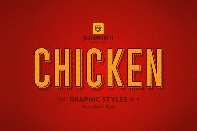 10种复古怀旧风格PS文本样式 for AI Retro Vintage Text Styles插图(1)