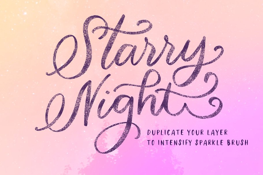 10款手写字体字母笔刷[for Procreate] Procreate Lettering Brushes Novelty插图(2)