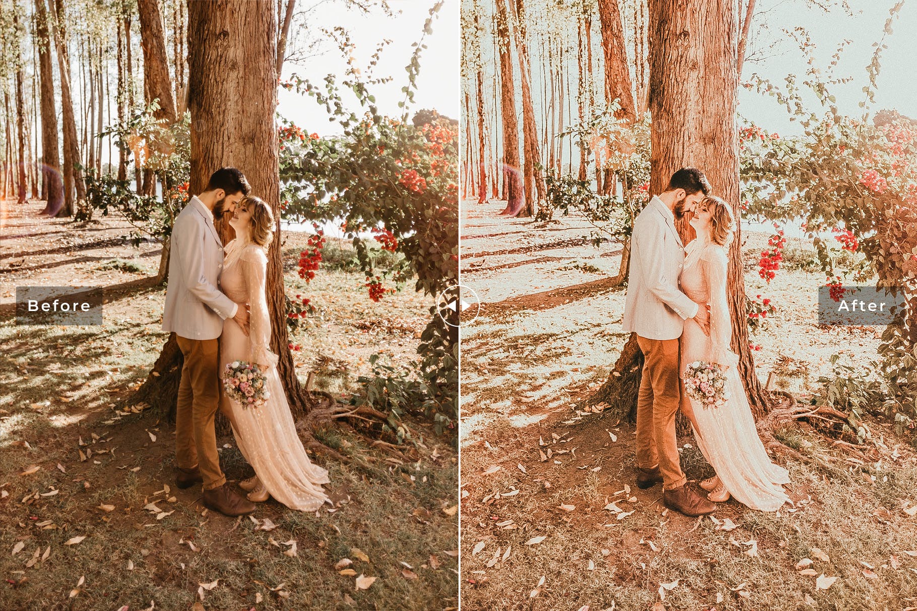 橙色水洗梦幻暖色调LR照片调色预设下载 Dreamland Mobile & Desktop Lightroom Presets插图(3)