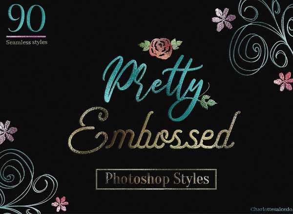 90款箔铝压纹PS样式打包下载[ASL,JPG]