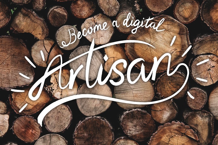 手写字母AI笔刷 Hand Lettering Brushes插图(3)