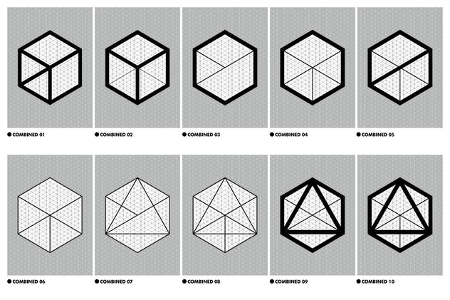 等距网格效果PSD分层模板 Isometric Grid Effects插图(3)