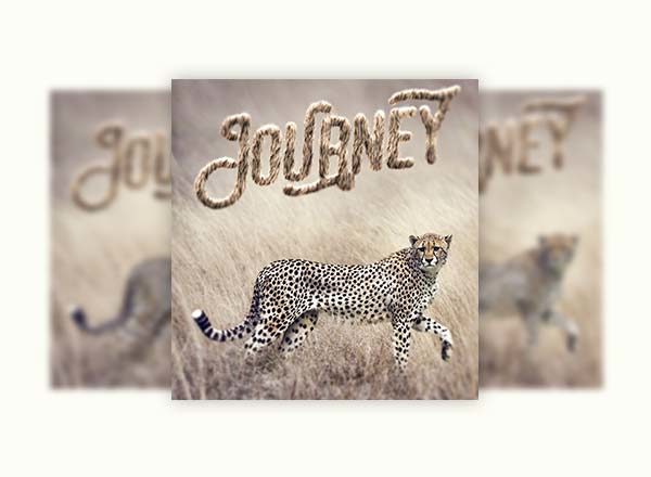 逼真动物毛皮文本样式PS动作 Realistic Fur Photoshop Actions