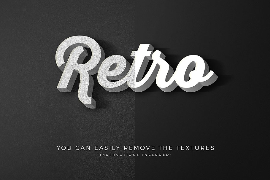 3D文本文字特效合集[1.05GB, 50种效果] 3D Text Effects Bundle Vol.3插图(13)