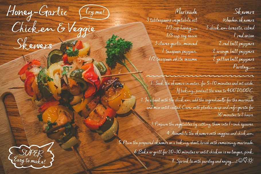 英文手写体字体+样机+笔刷 Tetyou Script + Mock up + Brushes插图(8)