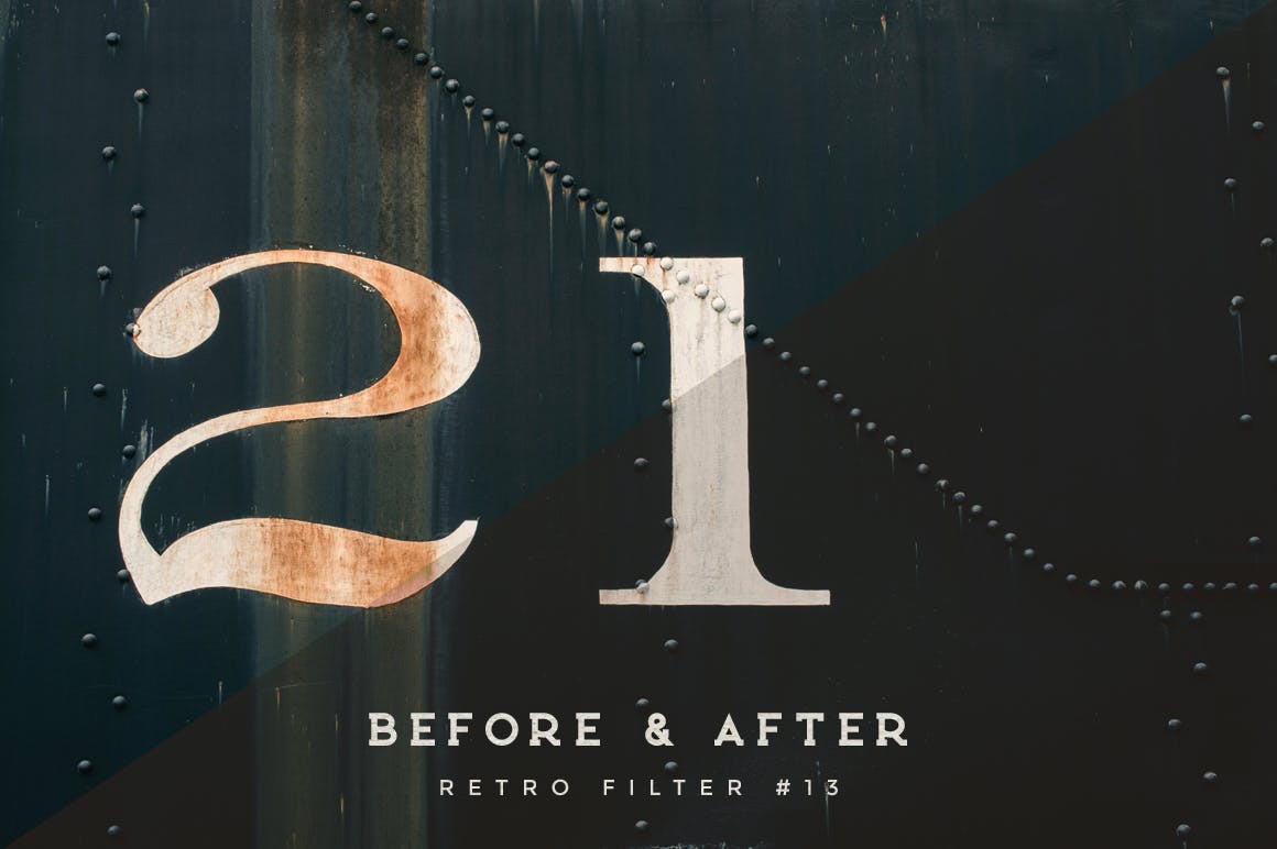 复古添加杂色照片调色滤镜PS动作合集 Photoshop Retro Photo Kit插图(4)