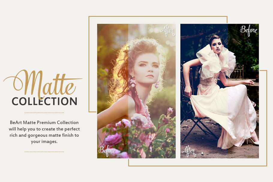 全面加强版的Photoshop哑光动作高级版  Matte Photoshop Actions Premium插图(2)
