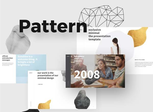 素材库下午茶： 新鲜时尚的2020年工作总结与规划PPT模版[Key,PPTX]