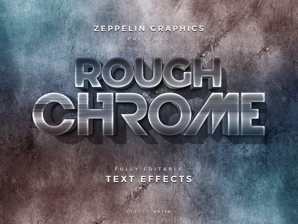 完美的3D字体特效图层样式PSD打包下载5