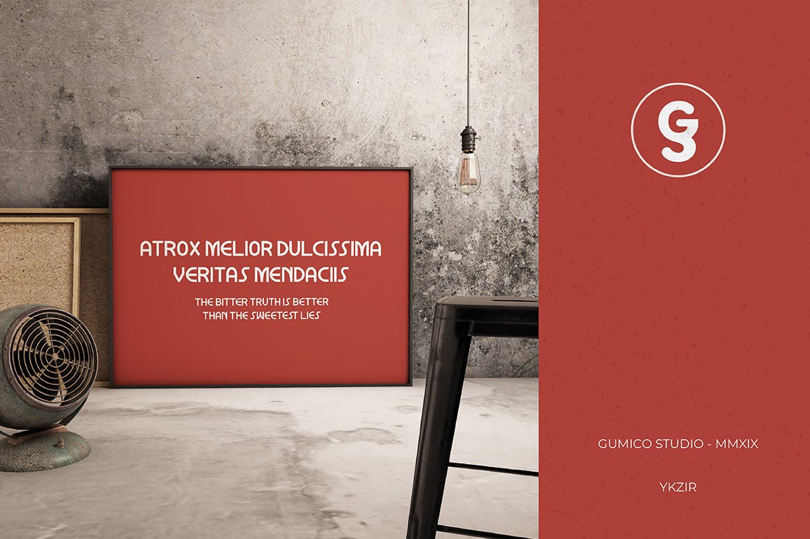 现代未来主义/当代艺术混合风格英文无衬线字体 Genoar Typeface插图(9)