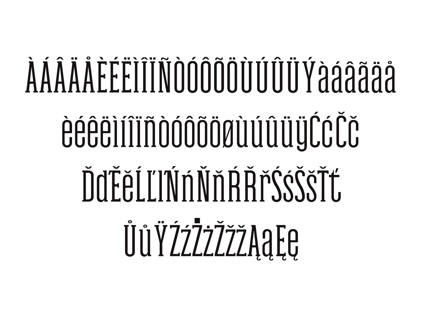 时尚的无衬线字体插图(5)