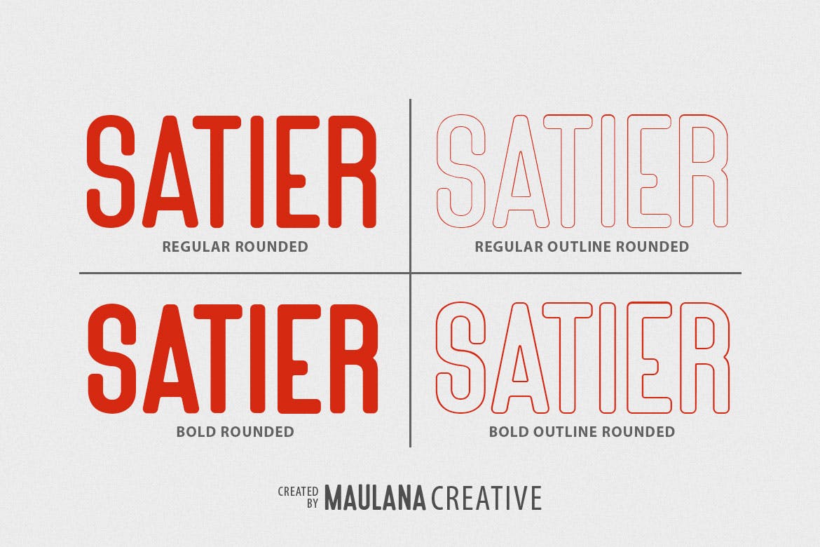 品牌VI/排版设计圆角无衬线字体素材库精选家族 Nubolts Rounded Sans Family Font插图(2)